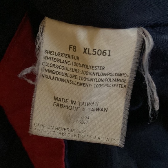 VINTAGE 90s Columbia sport coat Small popover spell out 1/2 zip - Picture 13 of 14